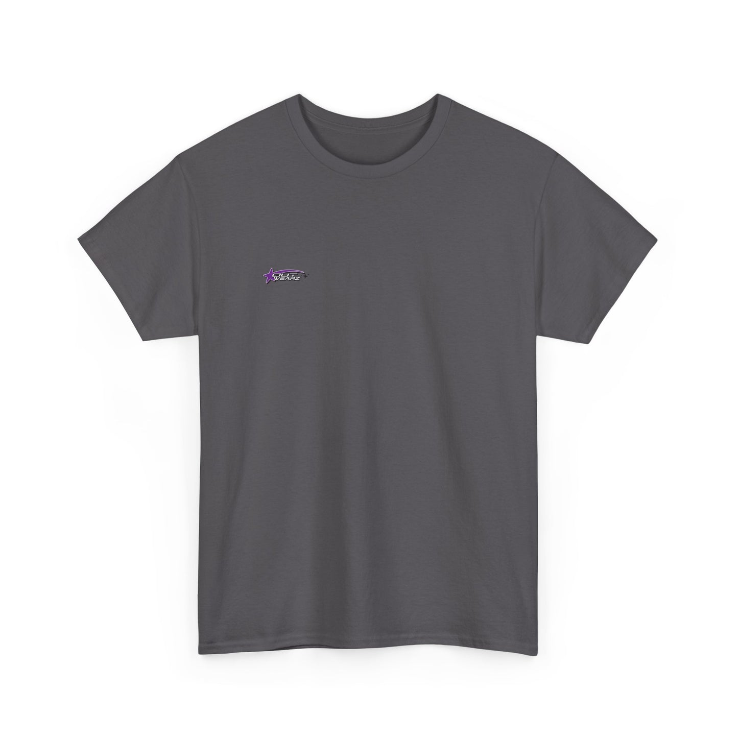 Unisex Heavy Cotton Tee with Stylish Star Design, Casual Everyday Wear, Perfect for Parties, Birthdays, Holidays, Gift Idea