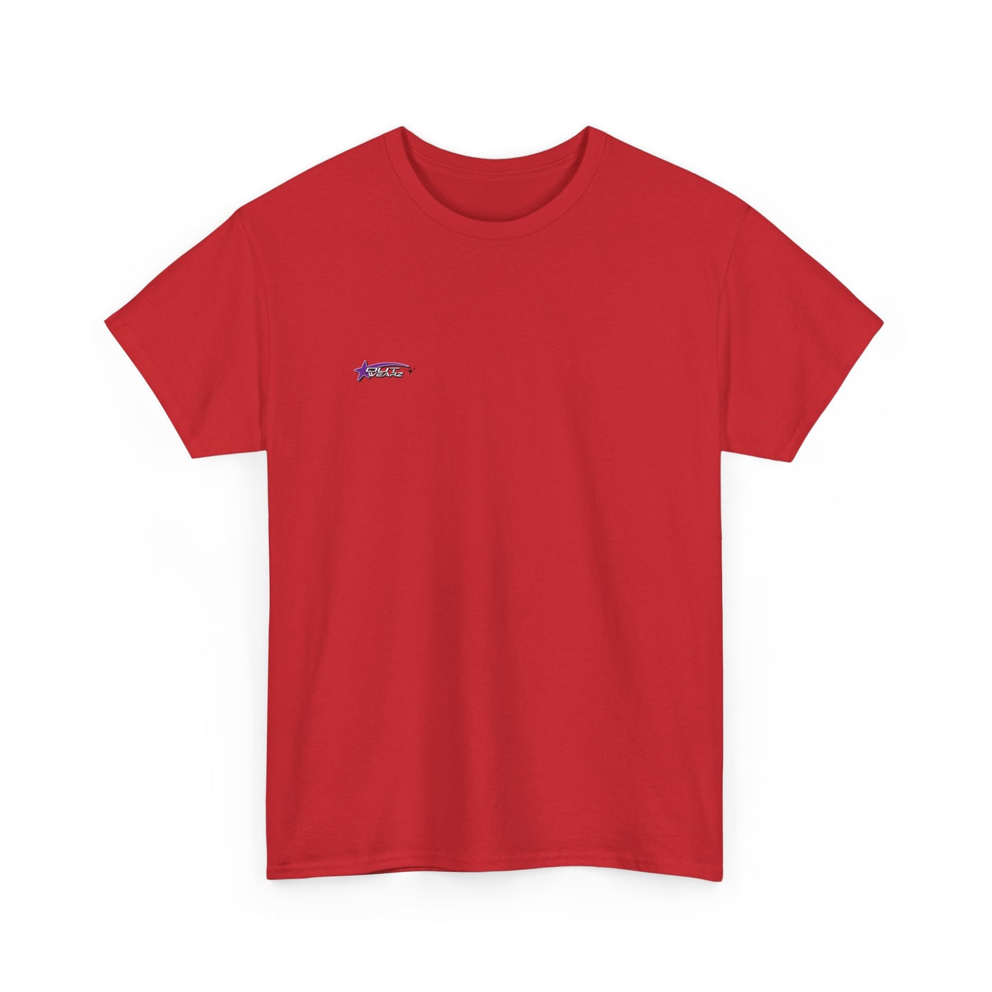 Unisex Heavy Cotton Tee with Stylish Star Design, Casual Everyday Wear, Perfect for Parties, Birthdays, Holidays, Gift Idea