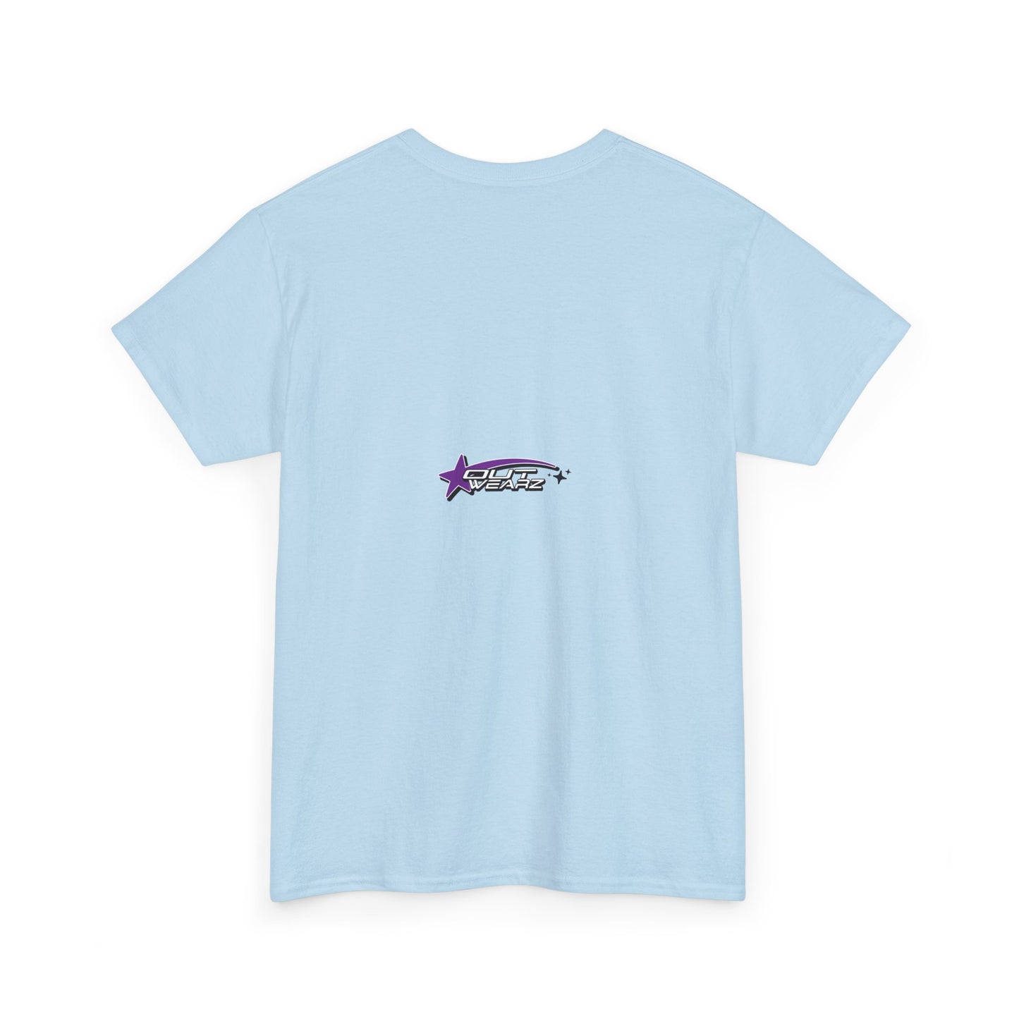 Unisex Heavy Cotton Tee with Stylish Star Design, Casual Everyday Wear, Perfect for Parties, Birthdays, Holidays, Gift Idea
