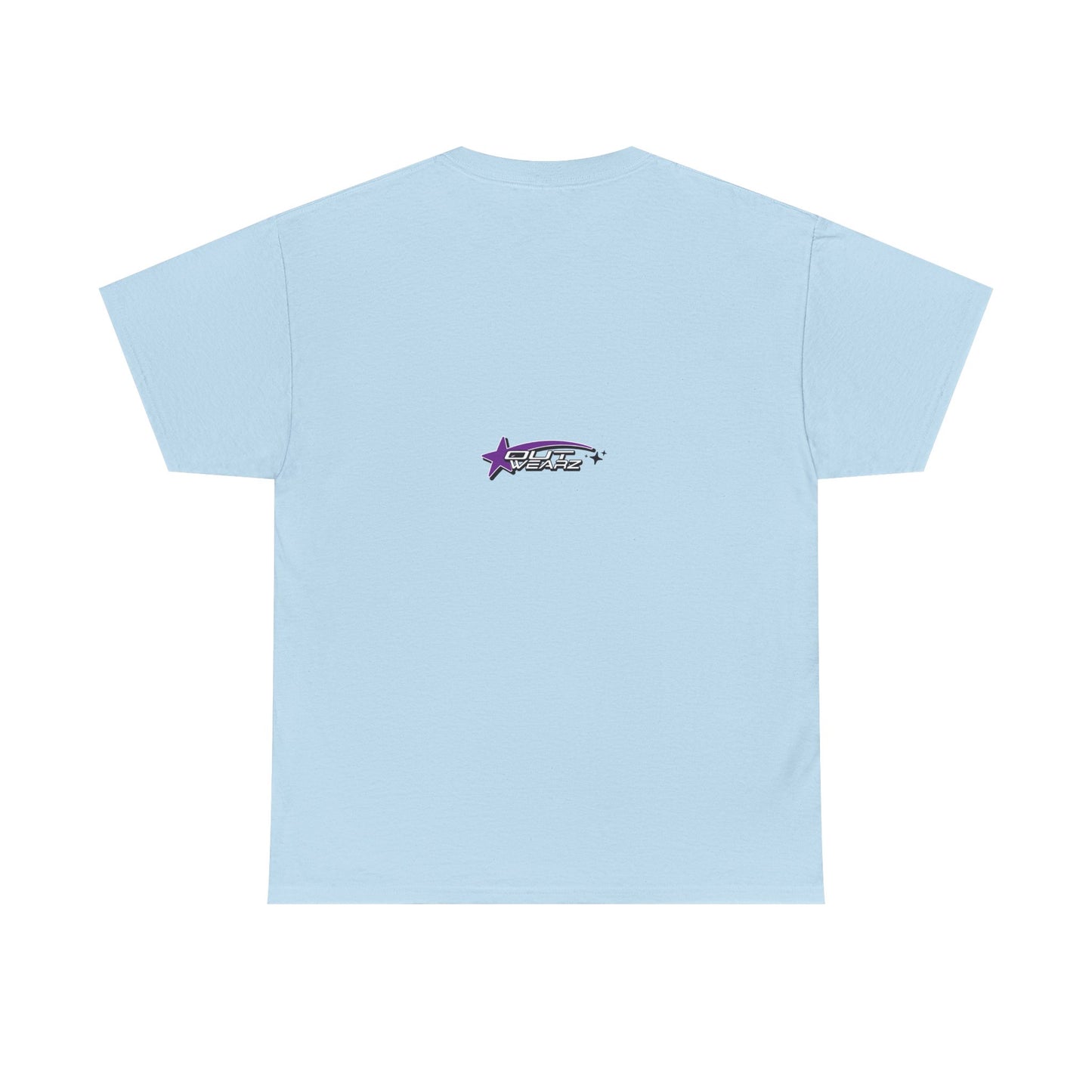 Unisex Heavy Cotton Tee with Stylish Star Design, Casual Everyday Wear, Perfect for Parties, Birthdays, Holidays, Gift Idea