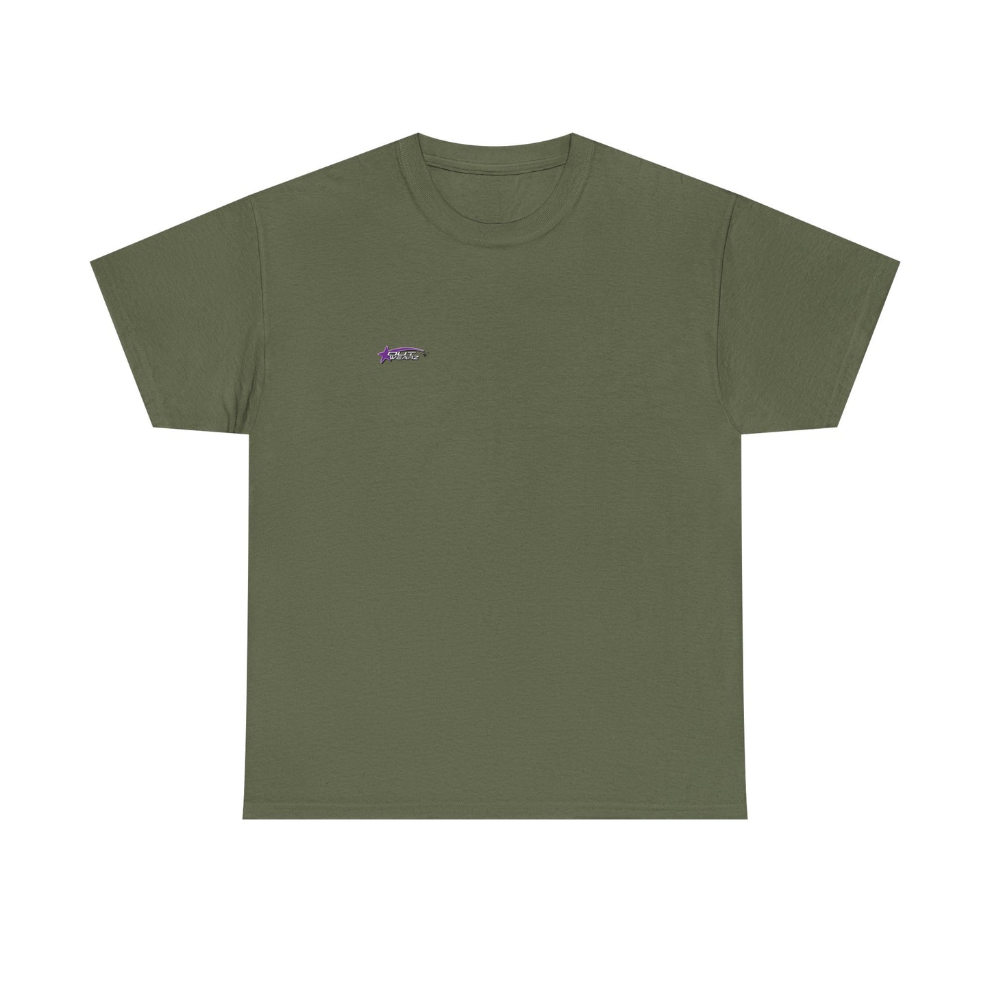 Unisex Heavy Cotton Tee with Stylish Star Design, Casual Everyday Wear, Perfect for Parties, Birthdays, Holidays, Gift Idea