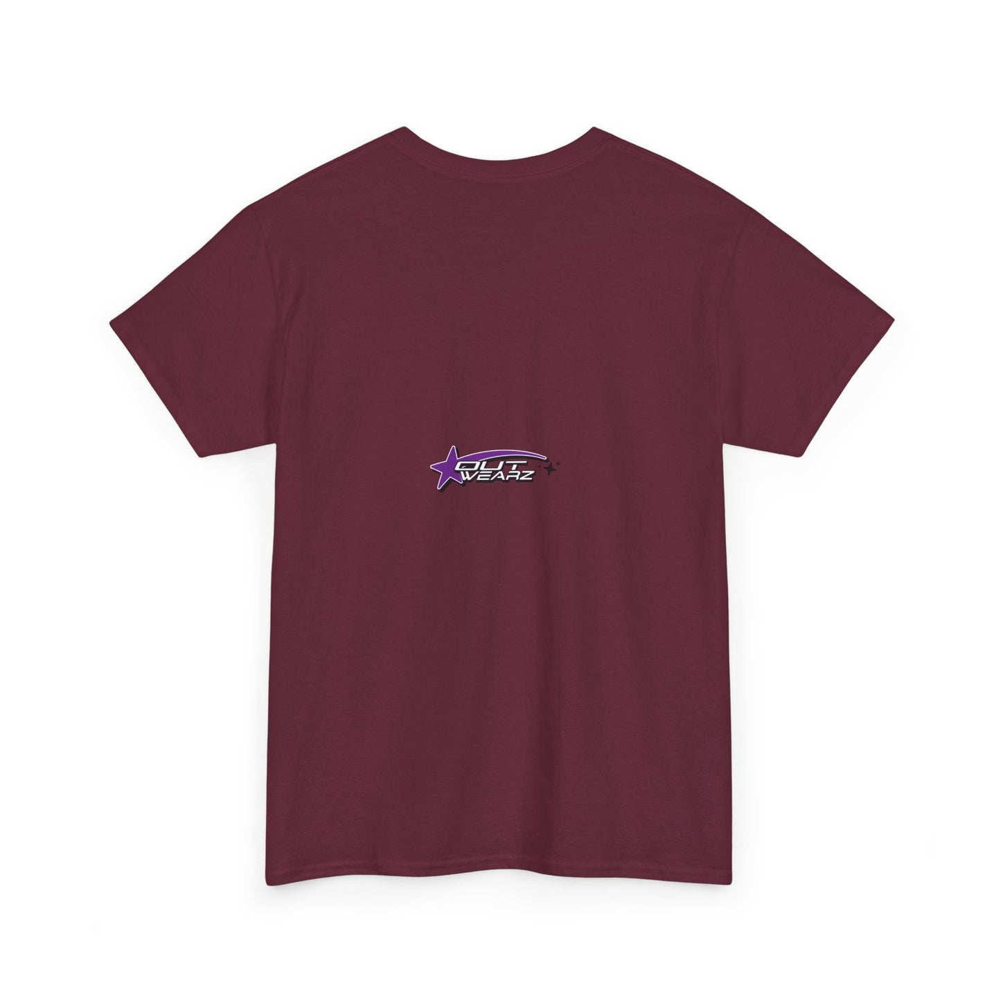 Unisex Heavy Cotton Tee with Stylish Star Design, Casual Everyday Wear, Perfect for Parties, Birthdays, Holidays, Gift Idea