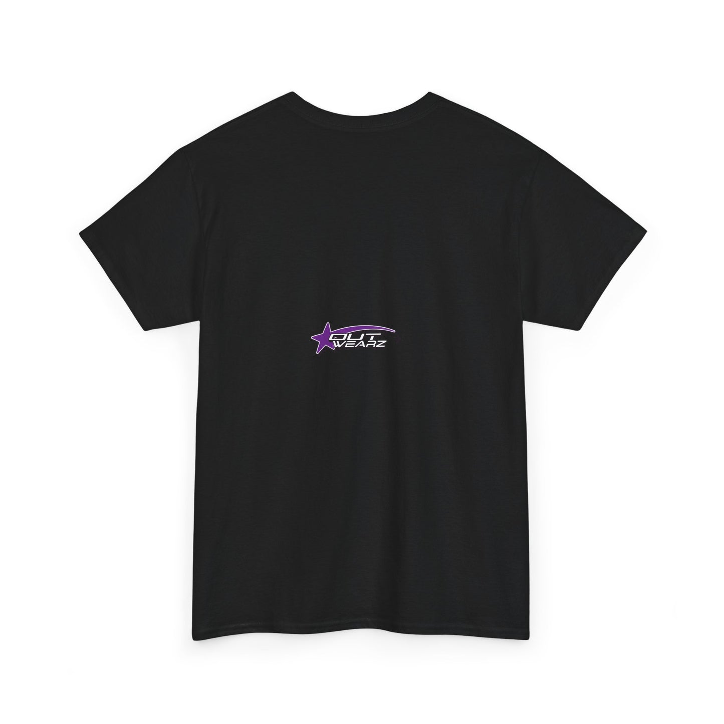 Unisex Heavy Cotton Tee with Stylish Star Design, Casual Everyday Wear, Perfect for Parties, Birthdays, Holidays, Gift Idea