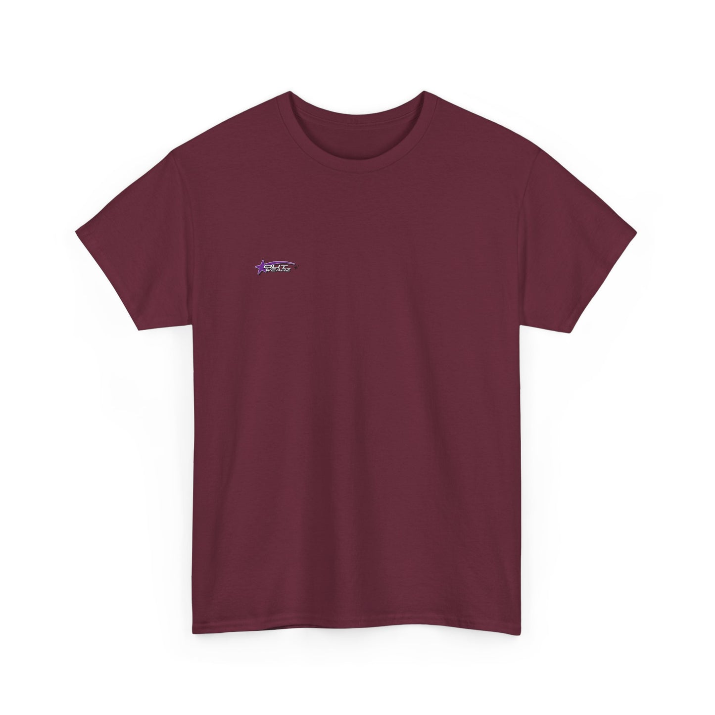 Unisex Heavy Cotton Tee with Stylish Star Design, Casual Everyday Wear, Perfect for Parties, Birthdays, Holidays, Gift Idea