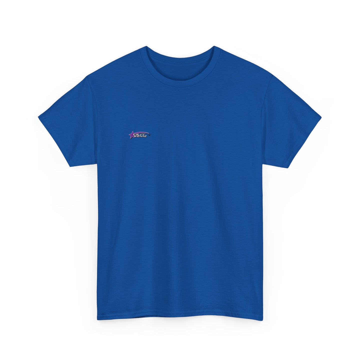 Unisex Heavy Cotton Tee with Stylish Star Design, Casual Everyday Wear, Perfect for Parties, Birthdays, Holidays, Gift Idea