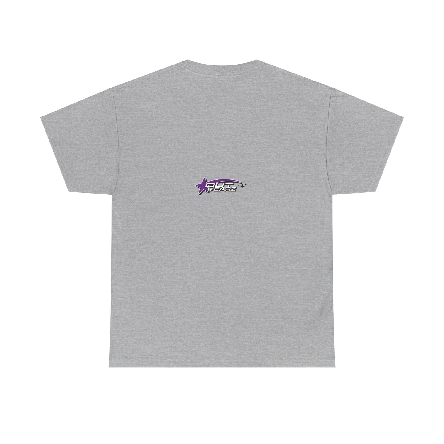 Unisex Heavy Cotton Tee with Stylish Star Design, Casual Everyday Wear, Perfect for Parties, Birthdays, Holidays, Gift Idea