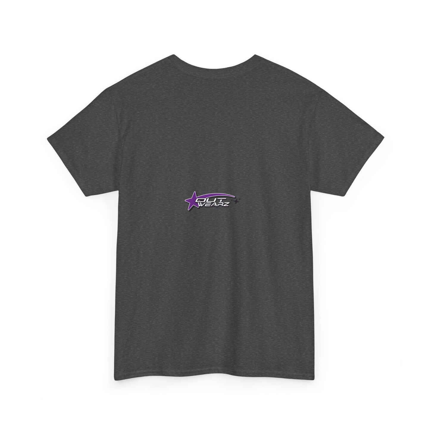 Unisex Heavy Cotton Tee with Stylish Star Design, Casual Everyday Wear, Perfect for Parties, Birthdays, Holidays, Gift Idea