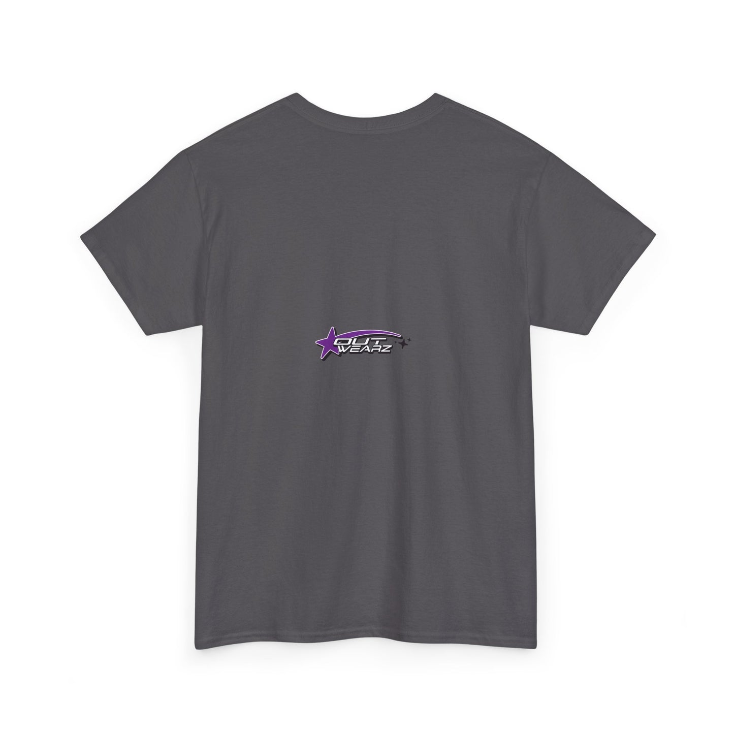 Unisex Heavy Cotton Tee with Stylish Star Design, Casual Everyday Wear, Perfect for Parties, Birthdays, Holidays, Gift Idea