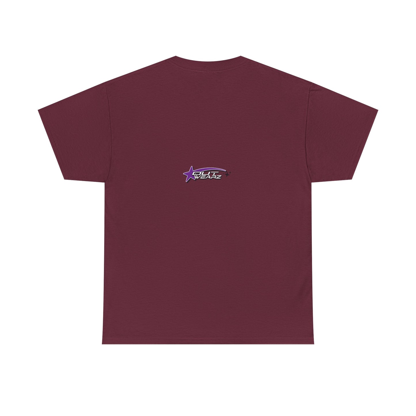 Unisex Heavy Cotton Tee with Stylish Star Design, Casual Everyday Wear, Perfect for Parties, Birthdays, Holidays, Gift Idea