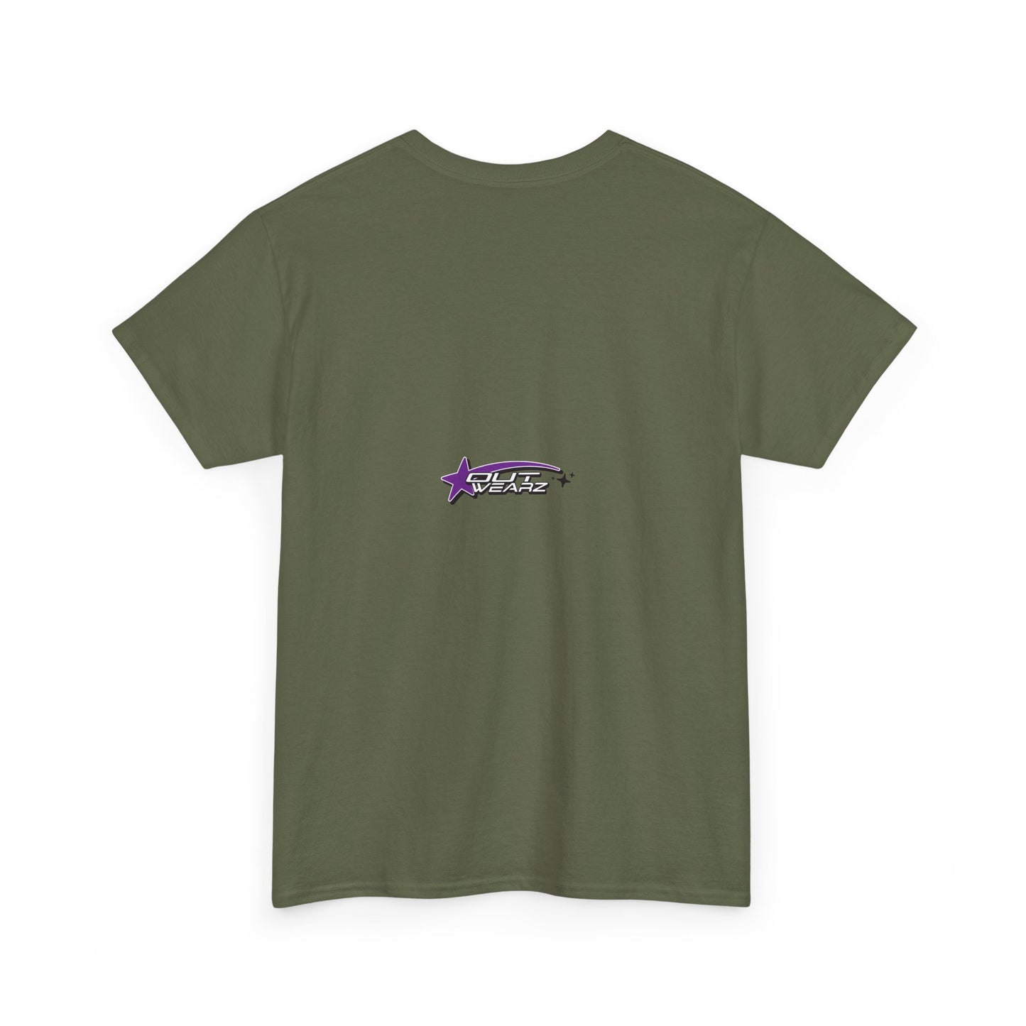 Unisex Heavy Cotton Tee with Stylish Star Design, Casual Everyday Wear, Perfect for Parties, Birthdays, Holidays, Gift Idea