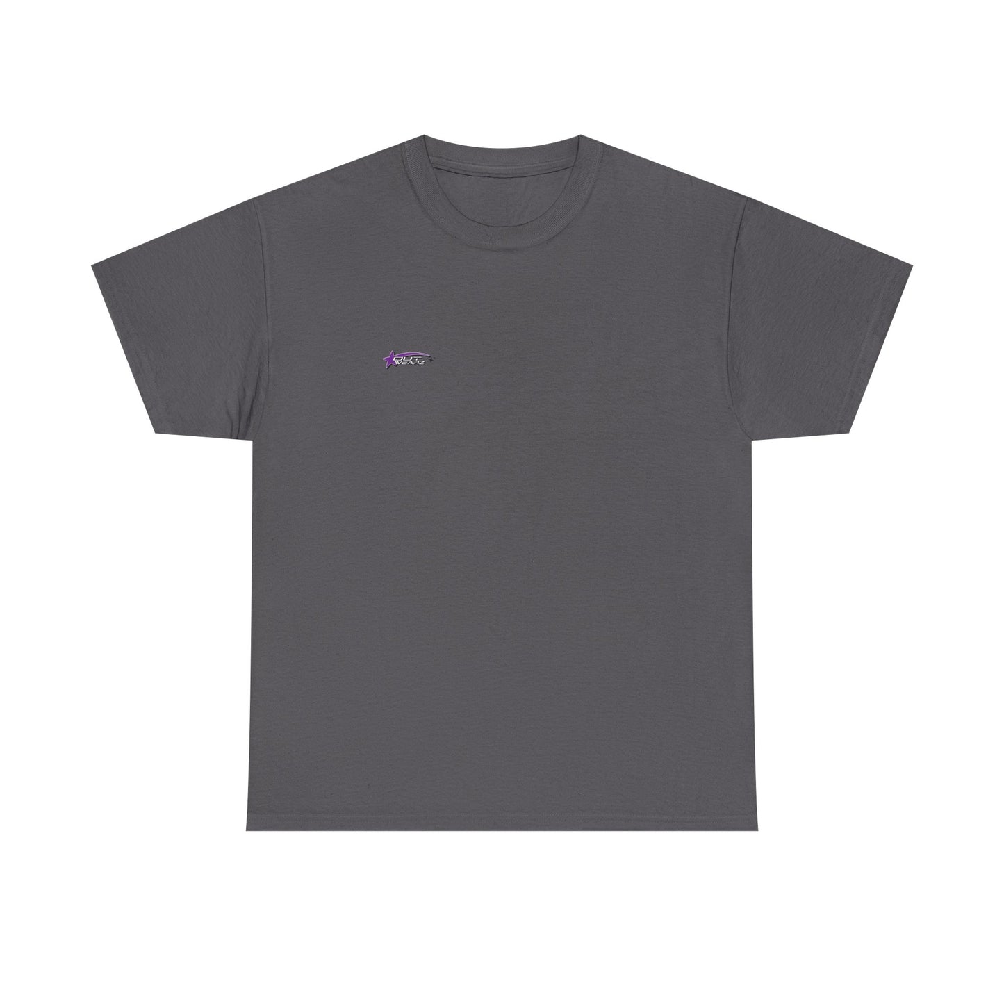 Unisex Heavy Cotton Tee with Stylish Star Design, Casual Everyday Wear, Perfect for Parties, Birthdays, Holidays, Gift Idea