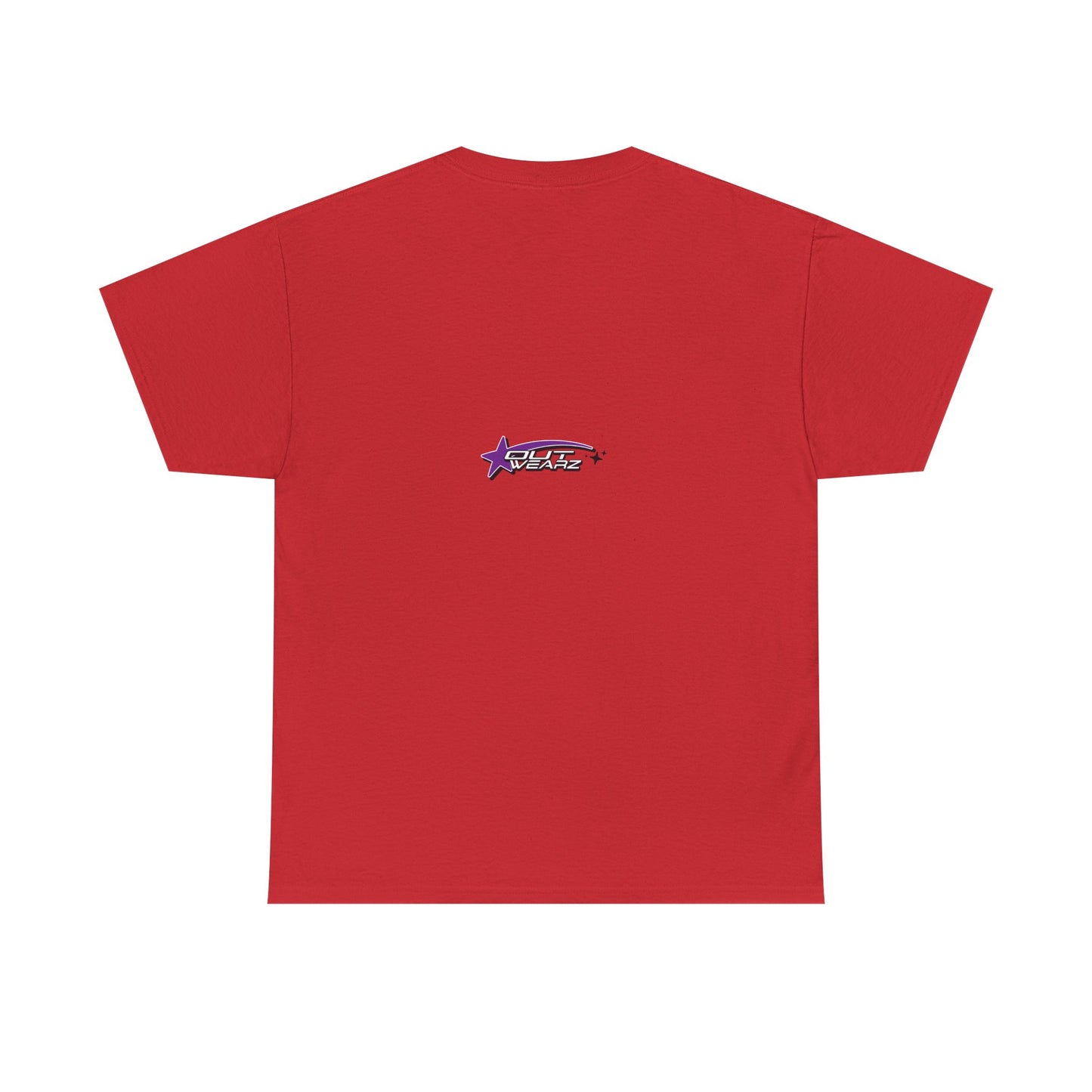 Unisex Heavy Cotton Tee with Stylish Star Design, Casual Everyday Wear, Perfect for Parties, Birthdays, Holidays, Gift Idea