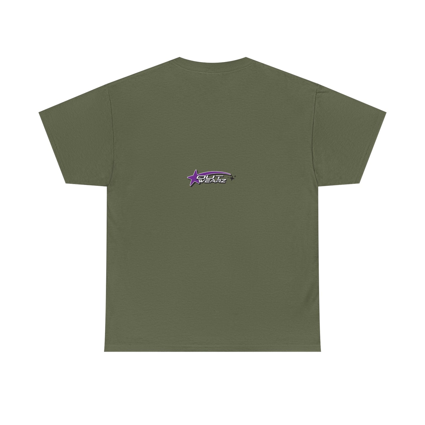 Unisex Heavy Cotton Tee with Stylish Star Design, Casual Everyday Wear, Perfect for Parties, Birthdays, Holidays, Gift Idea