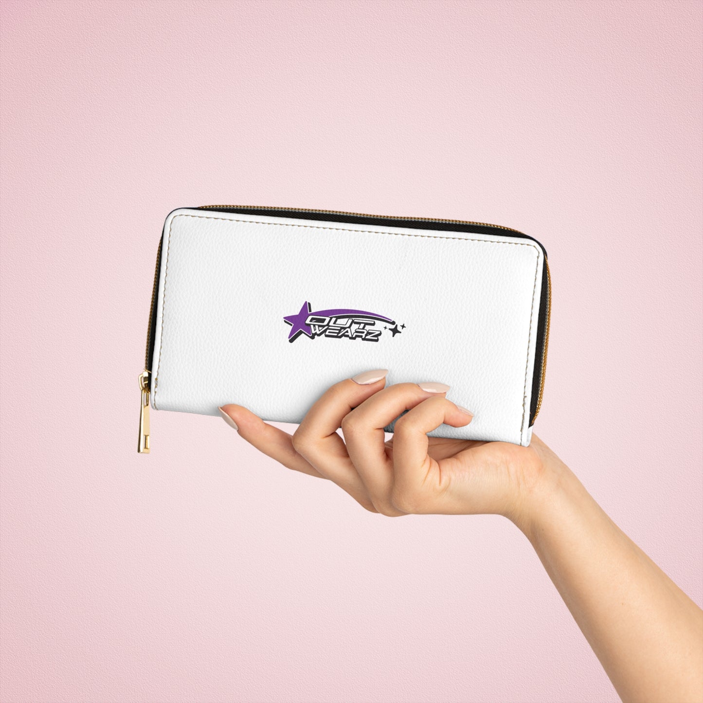 Stylish Zipper Wallet for Star Lovers, Unique Gift for Her, Chic Clutch, Trendy Travel Accessory, Perfect for Birthdays, Anniversaries