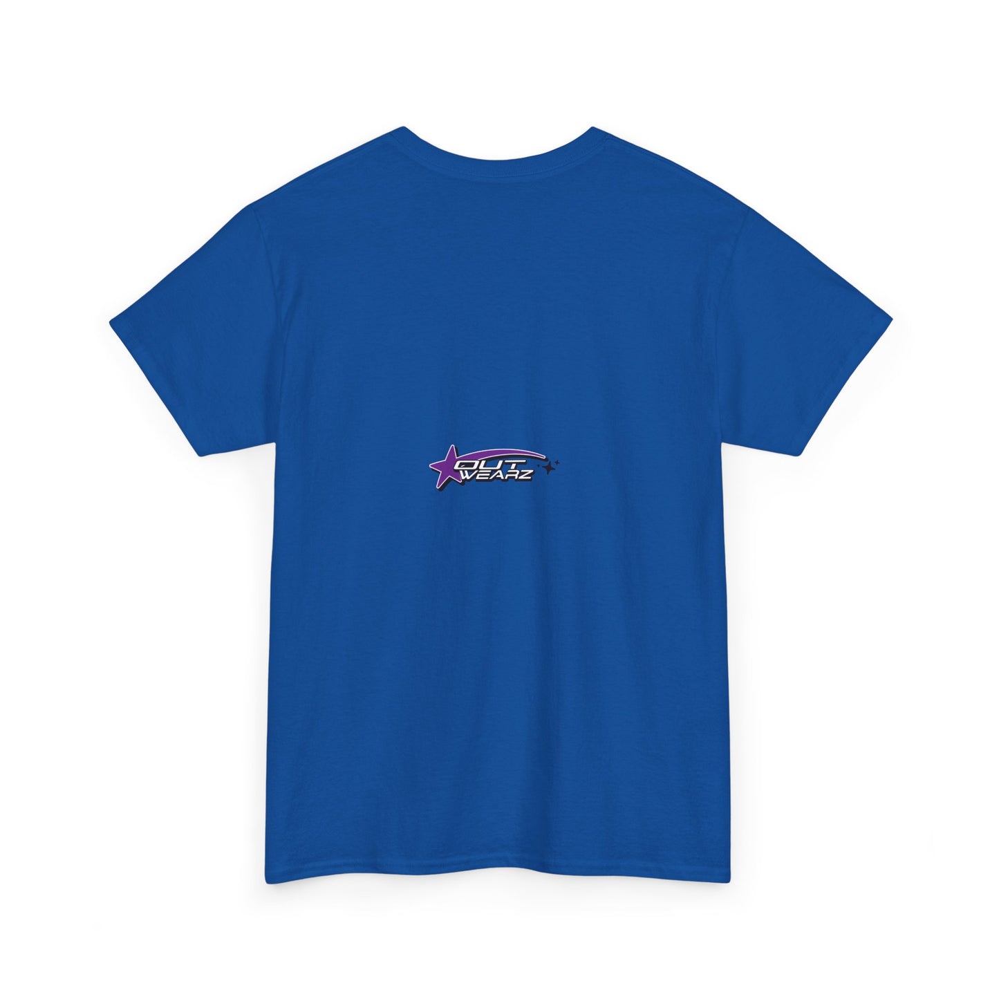 Unisex Heavy Cotton Tee with Stylish Star Design, Casual Everyday Wear, Perfect for Parties, Birthdays, Holidays, Gift Idea