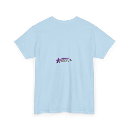 Unisex Heavy Cotton Tee with Stylish Star Design, Casual Everyday Wear, Perfect for Parties, Birthdays, Holidays, Gift Idea