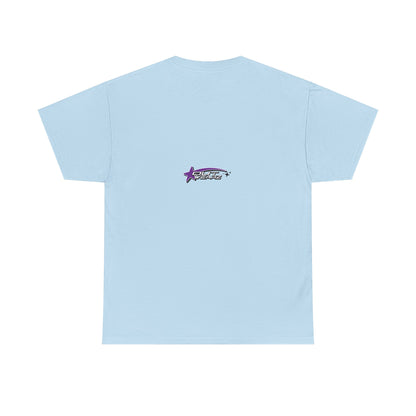 Unisex Heavy Cotton Tee with Stylish Star Design, Casual Everyday Wear, Perfect for Parties, Birthdays, Holidays, Gift Idea