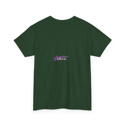 Unisex Heavy Cotton Tee with Stylish Star Design, Casual Everyday Wear, Perfect for Parties, Birthdays, Holidays, Gift Idea