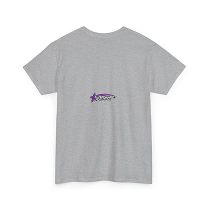Unisex Heavy Cotton Tee with Stylish Star Design, Casual Everyday Wear, Perfect for Parties, Birthdays, Holidays, Gift Idea