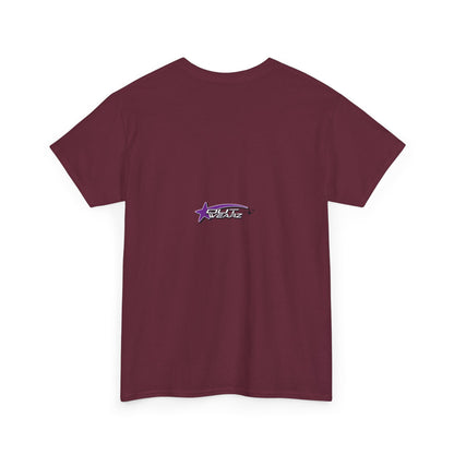 Unisex Heavy Cotton Tee with Stylish Star Design, Casual Everyday Wear, Perfect for Parties, Birthdays, Holidays, Gift Idea