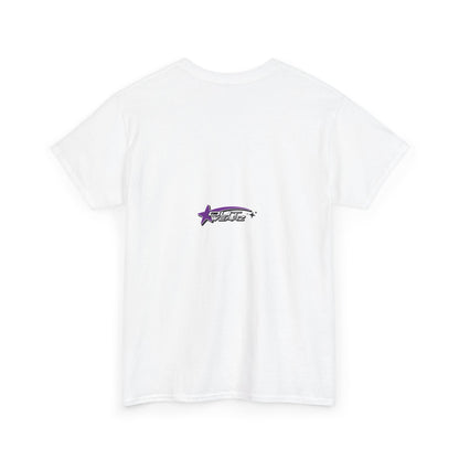 Unisex Heavy Cotton Tee with Stylish Star Design, Casual Everyday Wear, Perfect for Parties, Birthdays, Holidays, Gift Idea