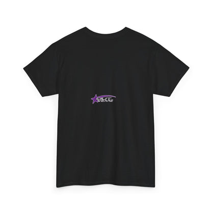 Unisex Heavy Cotton Tee with Stylish Star Design, Casual Everyday Wear, Perfect for Parties, Birthdays, Holidays, Gift Idea