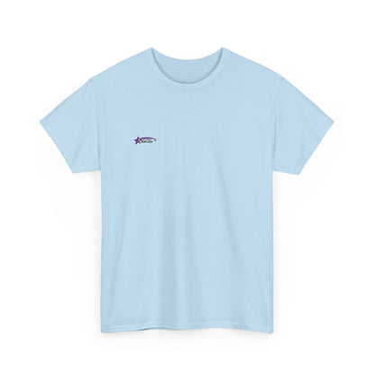 Unisex Heavy Cotton Tee with Stylish Star Design, Casual Everyday Wear, Perfect for Parties, Birthdays, Holidays, Gift Idea