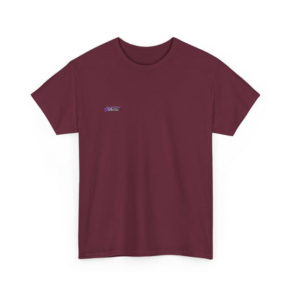 Unisex Heavy Cotton Tee with Stylish Star Design, Casual Everyday Wear, Perfect for Parties, Birthdays, Holidays, Gift Idea