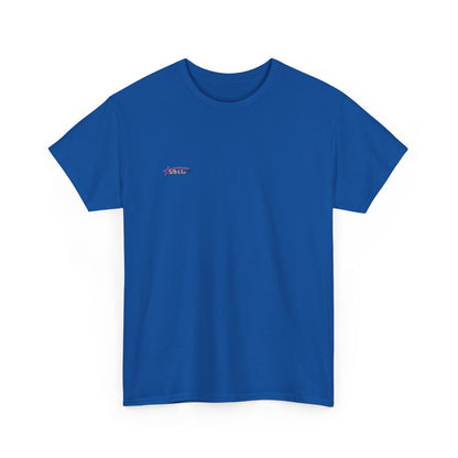 Unisex Heavy Cotton Tee with Stylish Star Design, Casual Everyday Wear, Perfect for Parties, Birthdays, Holidays, Gift Idea