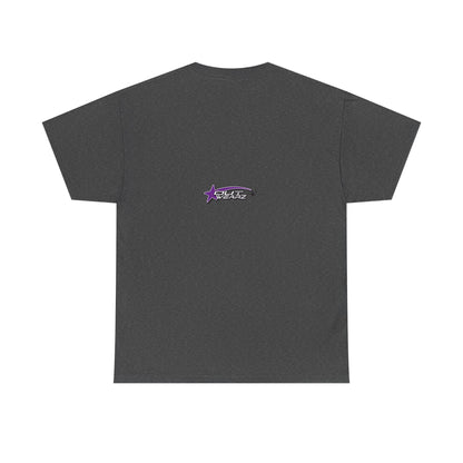 Unisex Heavy Cotton Tee with Stylish Star Design, Casual Everyday Wear, Perfect for Parties, Birthdays, Holidays, Gift Idea