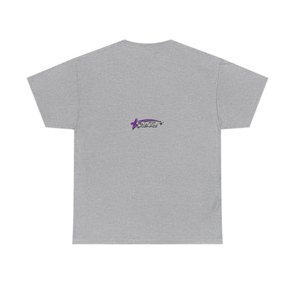 Unisex Heavy Cotton Tee with Stylish Star Design, Casual Everyday Wear, Perfect for Parties, Birthdays, Holidays, Gift Idea
