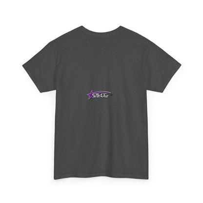 Unisex Heavy Cotton Tee with Stylish Star Design, Casual Everyday Wear, Perfect for Parties, Birthdays, Holidays, Gift Idea