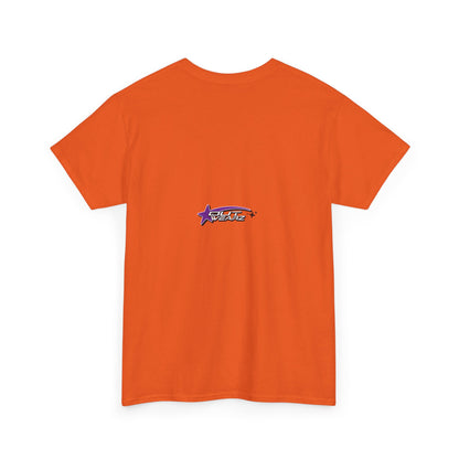 Unisex Heavy Cotton Tee with Stylish Star Design, Casual Everyday Wear, Perfect for Parties, Birthdays, Holidays, Gift Idea