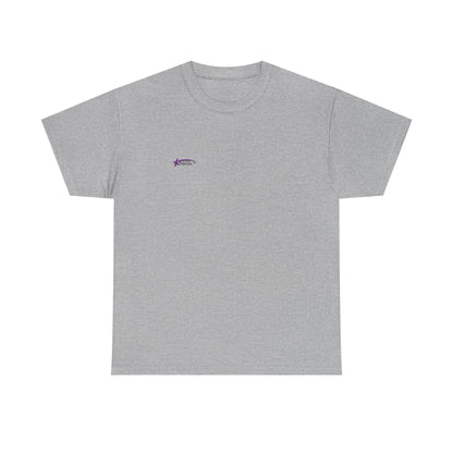 Unisex Heavy Cotton Tee with Stylish Star Design, Casual Everyday Wear, Perfect for Parties, Birthdays, Holidays, Gift Idea