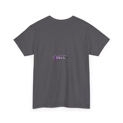 Unisex Heavy Cotton Tee with Stylish Star Design, Casual Everyday Wear, Perfect for Parties, Birthdays, Holidays, Gift Idea
