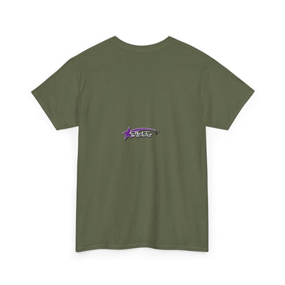 Unisex Heavy Cotton Tee with Stylish Star Design, Casual Everyday Wear, Perfect for Parties, Birthdays, Holidays, Gift Idea
