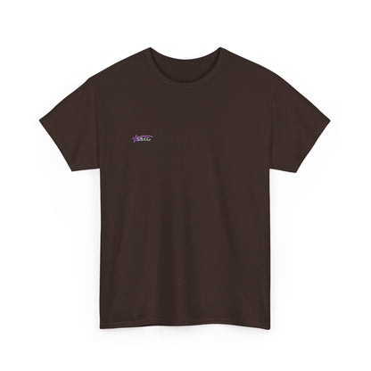 Unisex Heavy Cotton Tee with Stylish Star Design, Casual Everyday Wear, Perfect for Parties, Birthdays, Holidays, Gift Idea