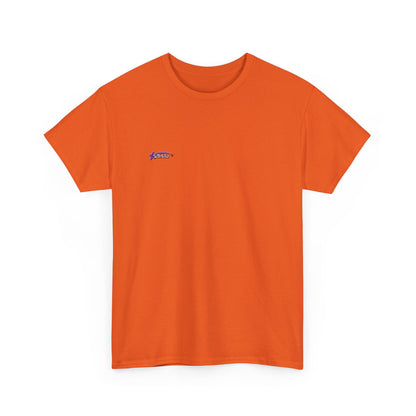 Unisex Heavy Cotton Tee with Stylish Star Design, Casual Everyday Wear, Perfect for Parties, Birthdays, Holidays, Gift Idea