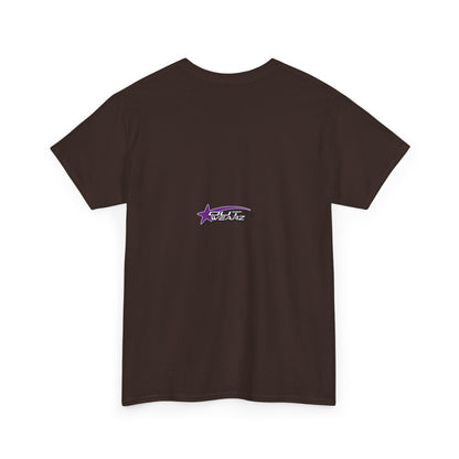 Unisex Heavy Cotton Tee with Stylish Star Design, Casual Everyday Wear, Perfect for Parties, Birthdays, Holidays, Gift Idea