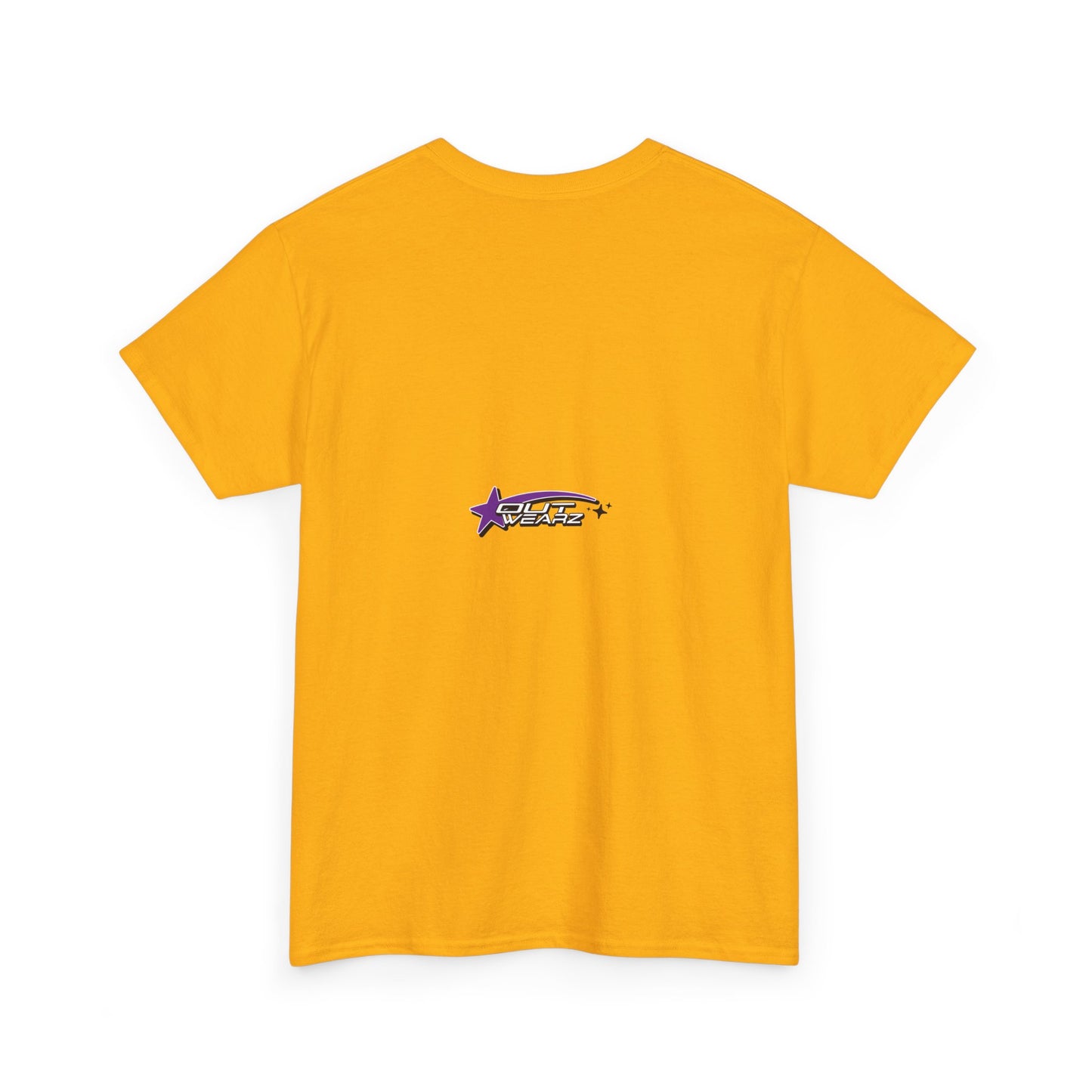Unisex Heavy Cotton Tee with Stylish Star Design, Casual Everyday Wear, Perfect for Parties, Birthdays, Holidays, Gift Idea