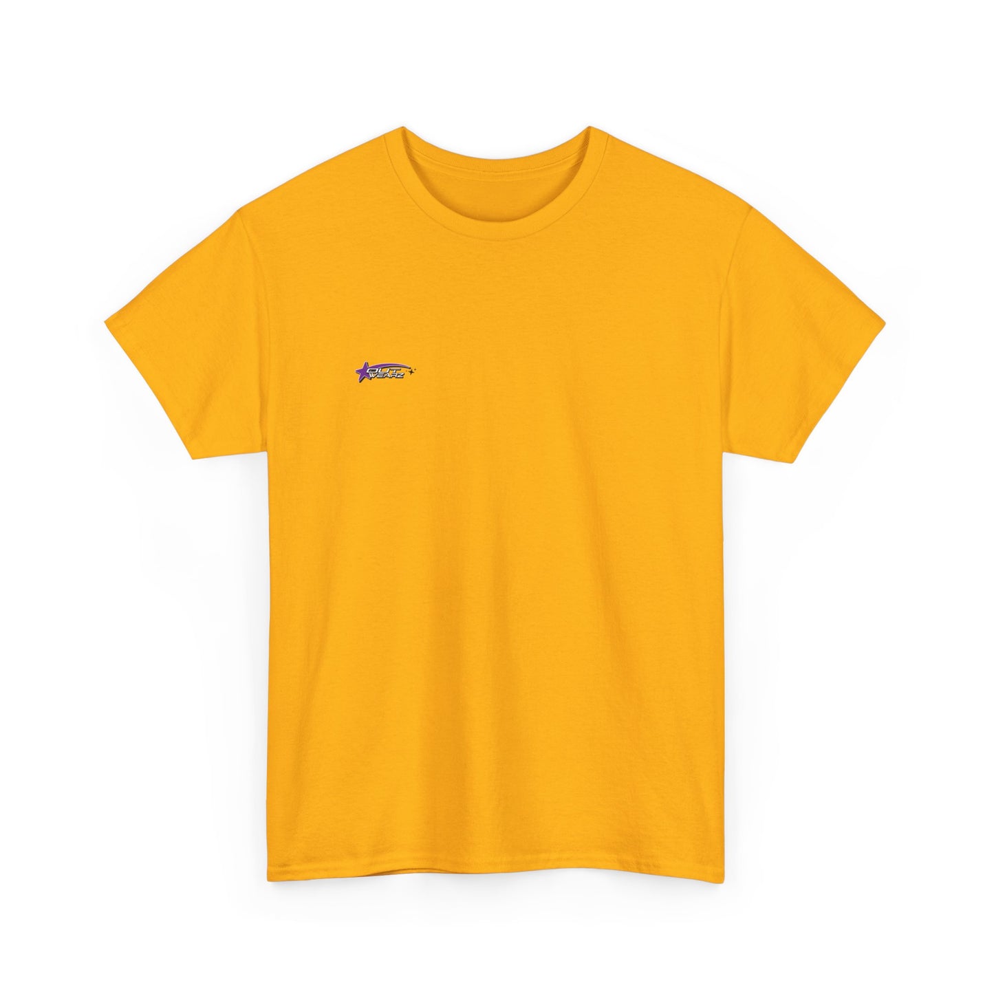 Unisex Heavy Cotton Tee with Stylish Star Design, Casual Everyday Wear, Perfect for Parties, Birthdays, Holidays, Gift Idea
