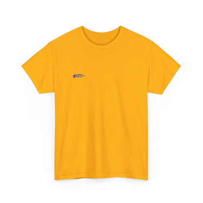 Unisex Heavy Cotton Tee with Stylish Star Design, Casual Everyday Wear, Perfect for Parties, Birthdays, Holidays, Gift Idea