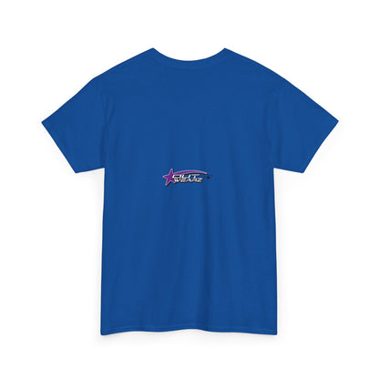 Unisex Heavy Cotton Tee with Stylish Star Design, Casual Everyday Wear, Perfect for Parties, Birthdays, Holidays, Gift Idea